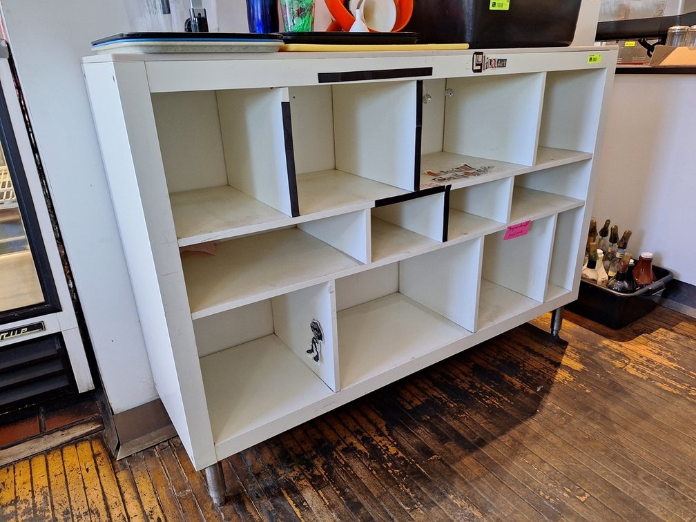 Multi Compartment Cabinet, 60"x16"x42"