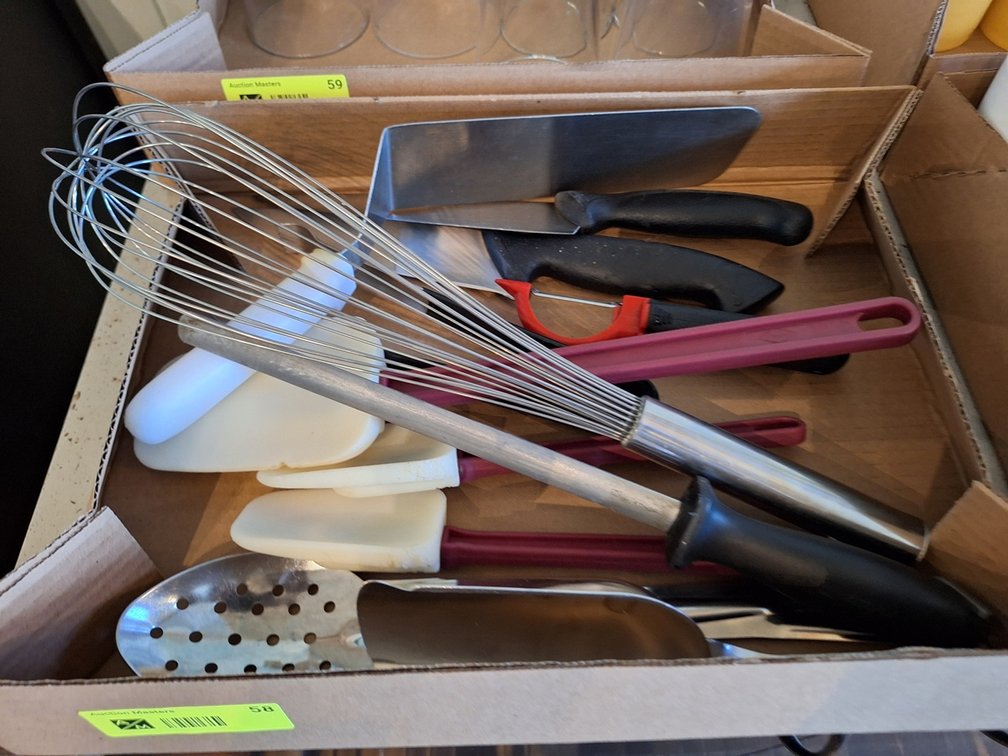 Assorted Whisks, Spatulas, More