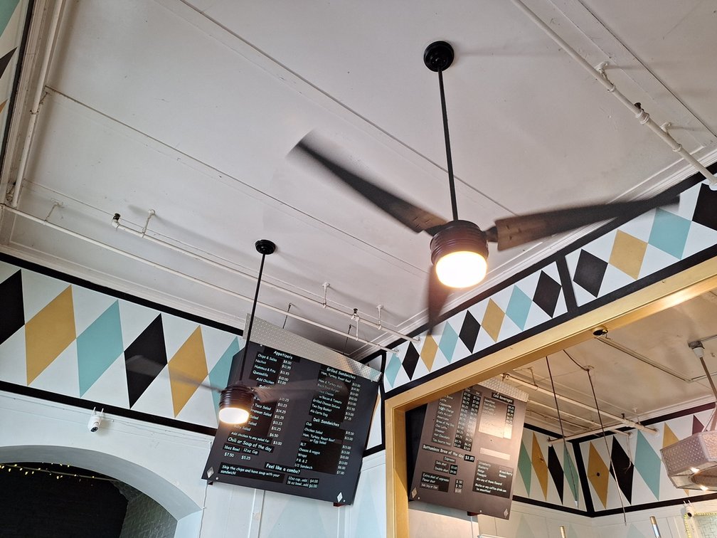 2 Ceiling Fans/Lights