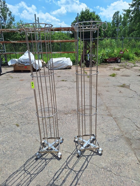 2 Decorative Racks, 62"