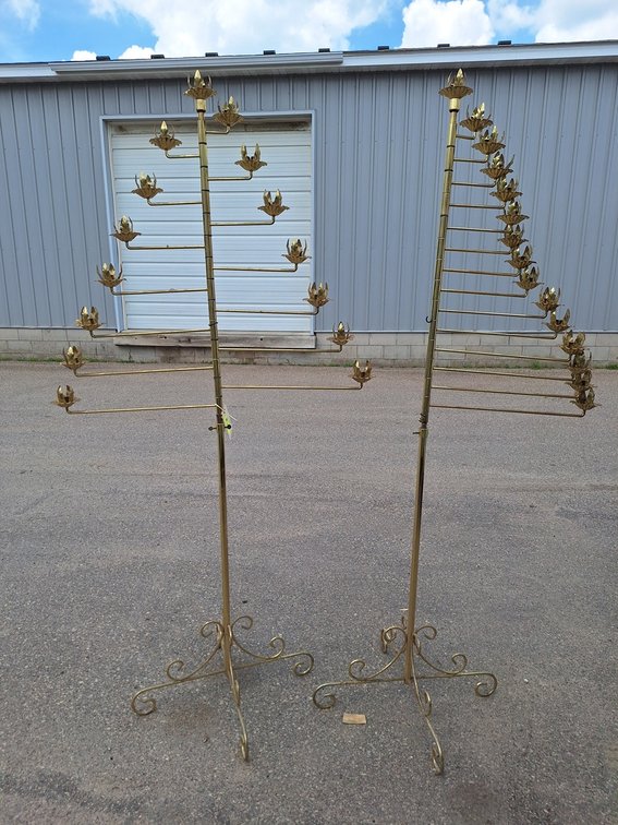 2 Candelabras, 77"