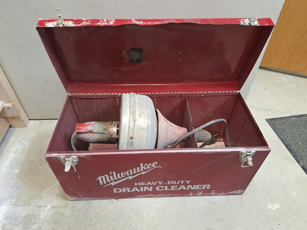 Milwaukee HD Electric Drain Cleaner with Metal Case