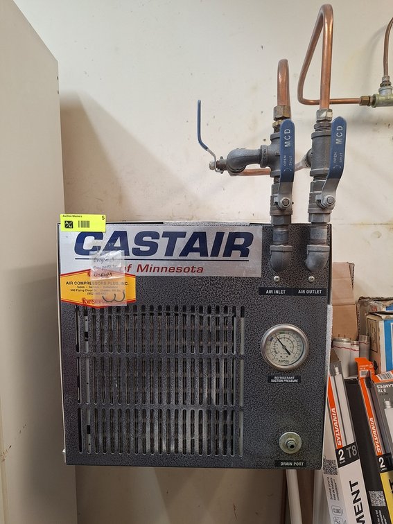 Castair Air Cell Air Dryer, Model: CDL-20, Max Press. 200, 115V, 1PH