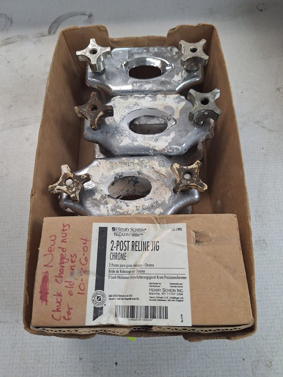 4 Chrome 2-Post Reline Jigs