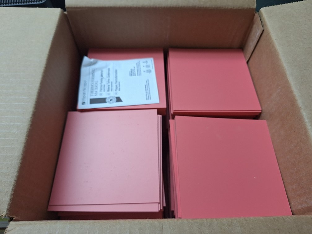 Box of Thermoforming Material
