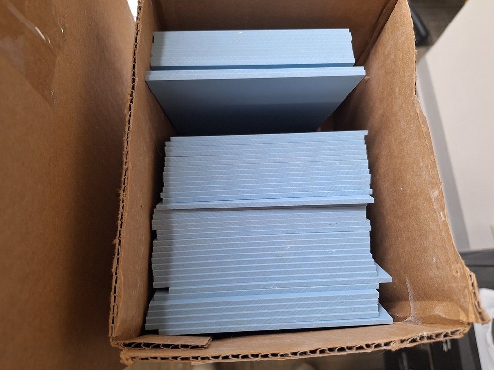 Box of Thermoforming Material