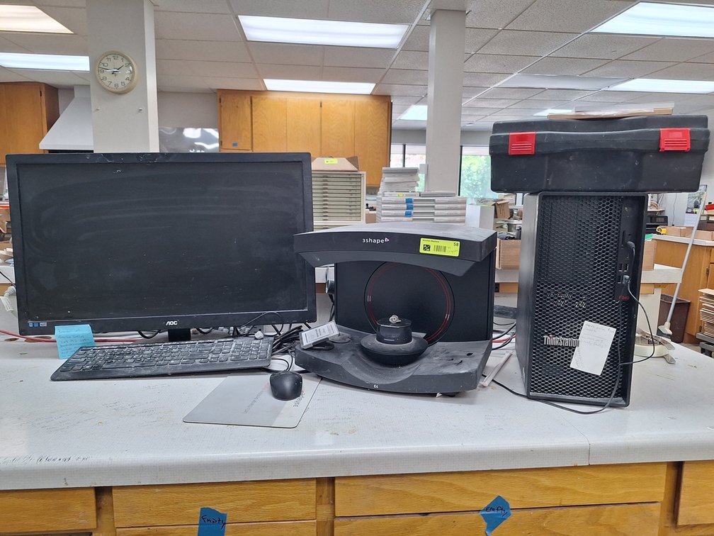 3 Shape E4 Lab Scanner with Computer, Monitor and Related