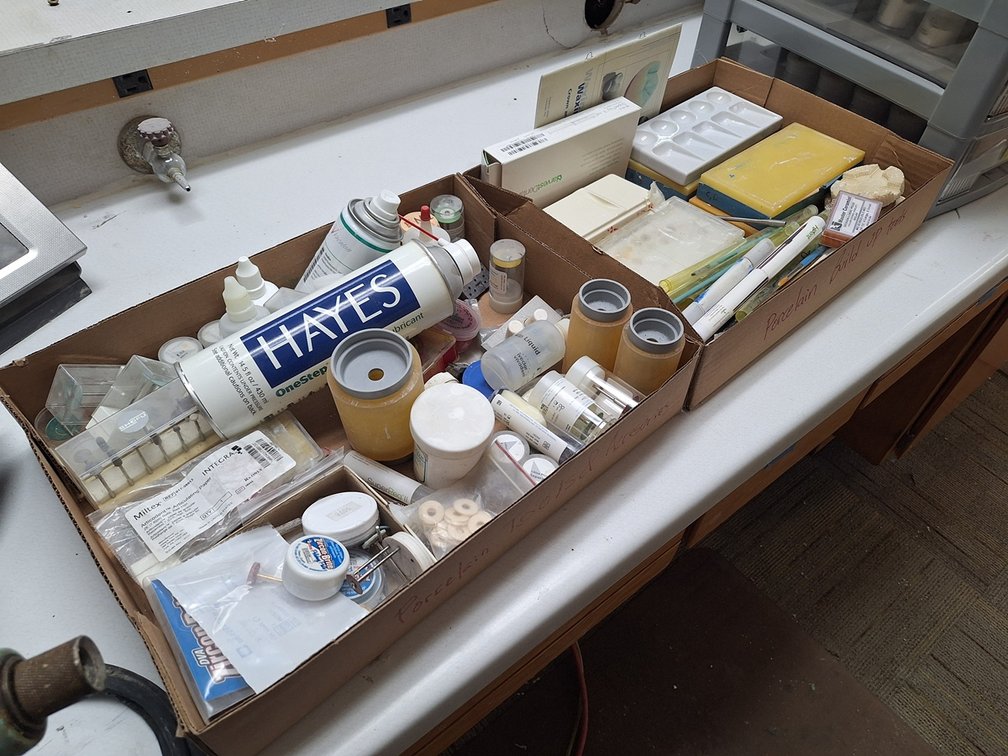 Assorted Porcelain Tools and Accessories