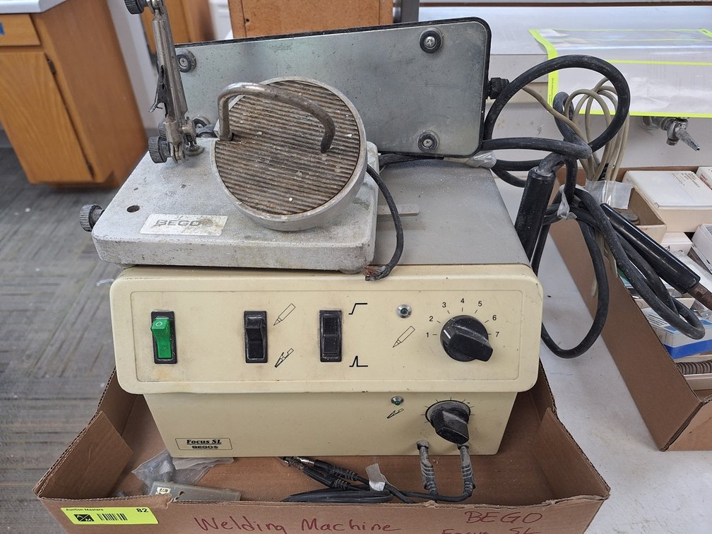 Bego Focus SL Welding Machine with Foot Controller and Related