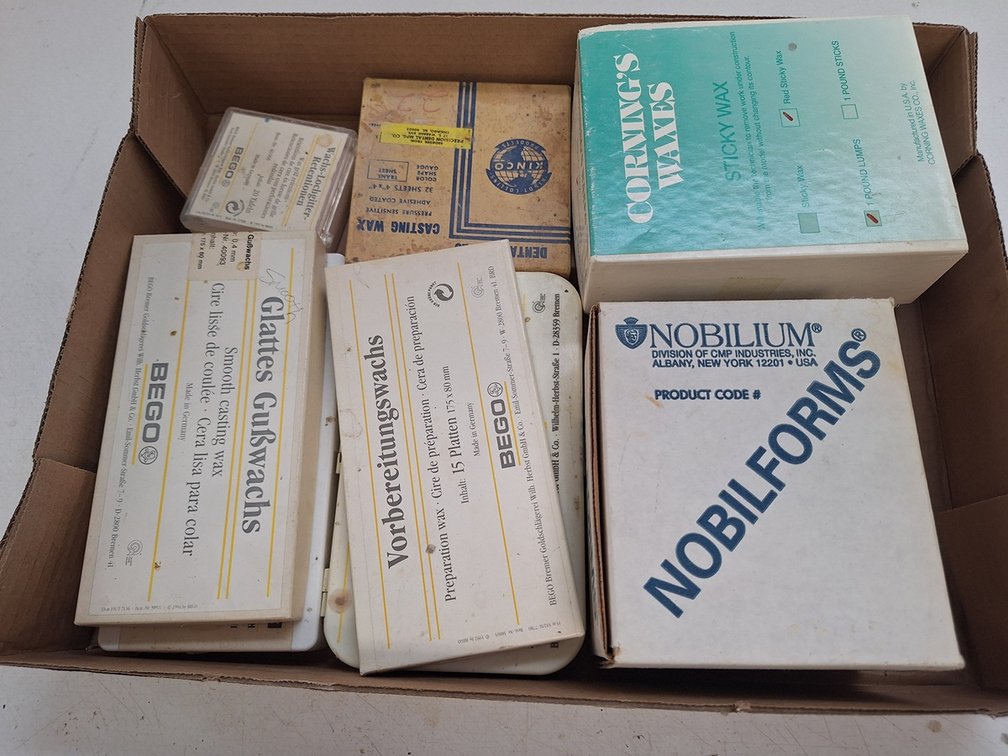 Assorted Denture and Porcelain Waxes