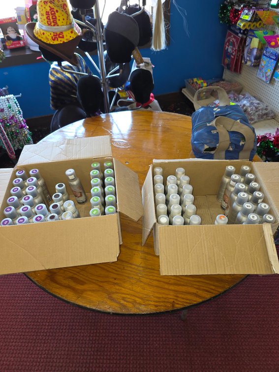 2 Boxes Assorted Color Hair Spray
