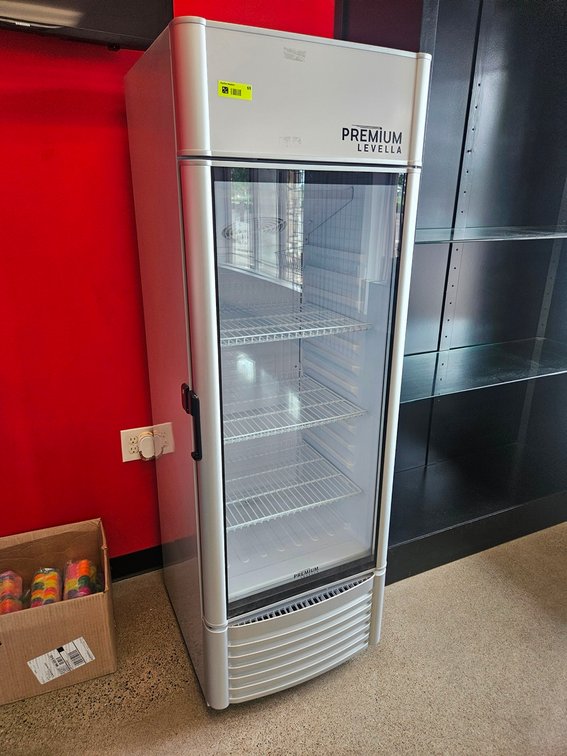 Premium Levella Glass Door Refrigerator, 23"x23"x67"