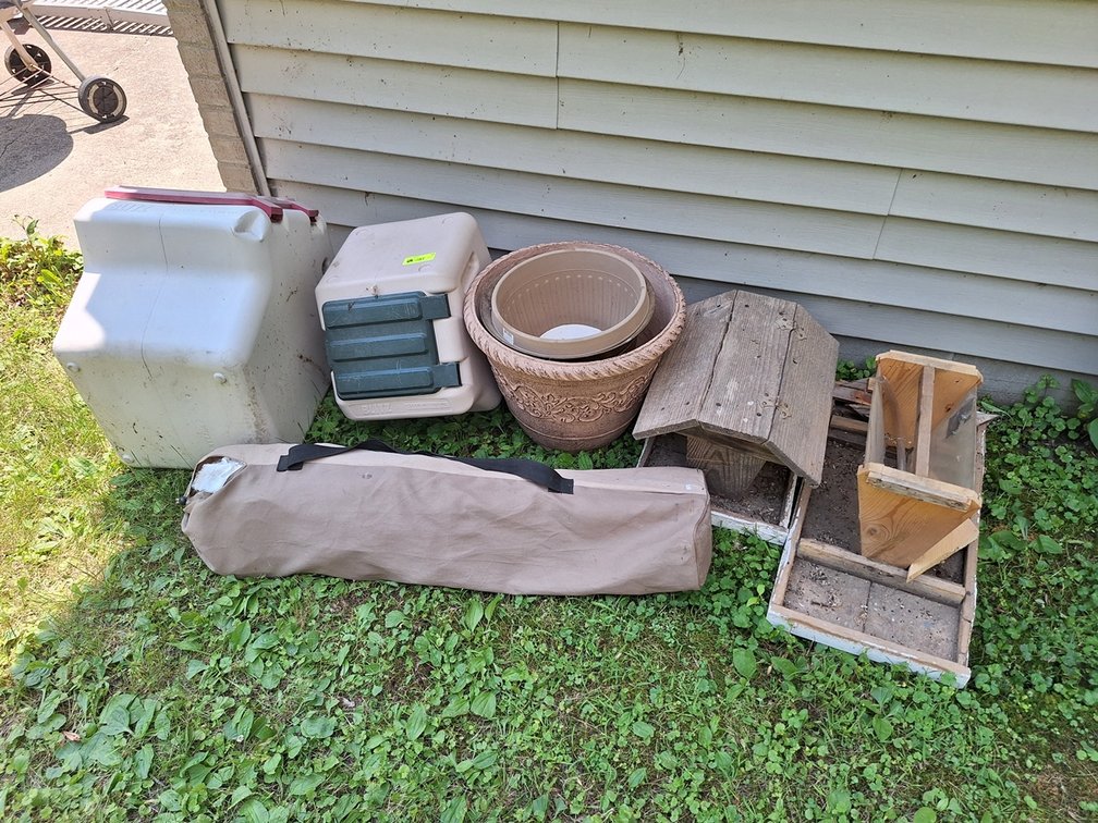 Assorted, Planters, Birdhouses, More