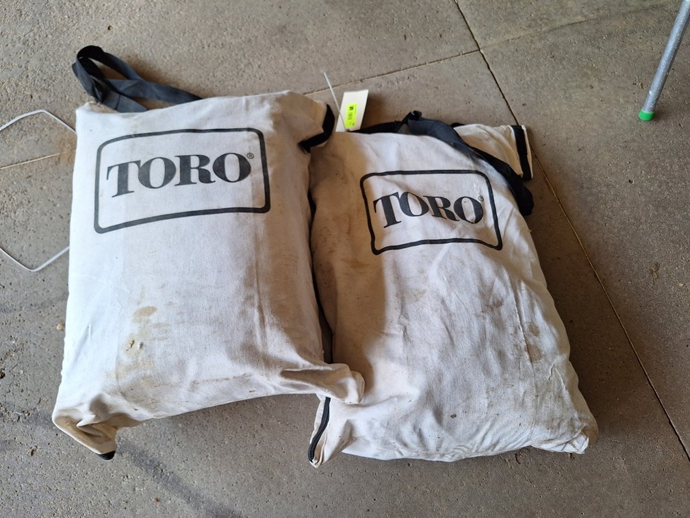 2 Toro Bags with Tarps/Cover