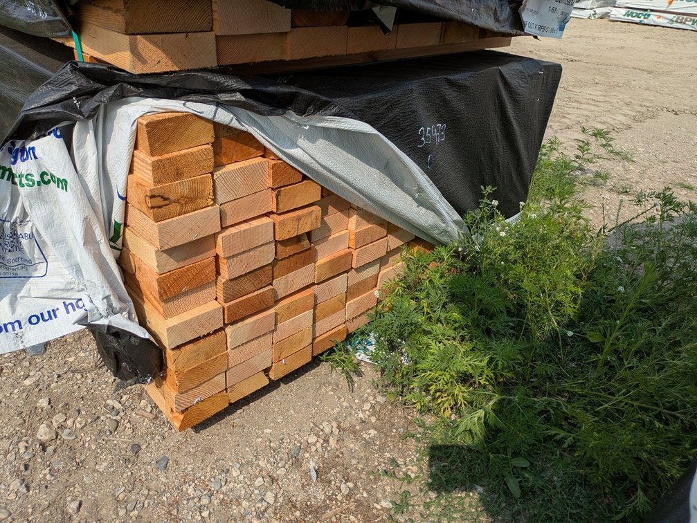 Douglas Fir 1 5/8"x4", Rough Full Sawn Vertical Grain KD, 126 Pieces, 6' to 10' Lengths, 859 Linear Feet