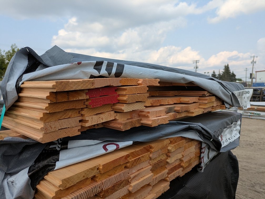 Douglas Fir 1"x4" Outs, Dressed and Matched Flooring KD, 70 Pieces, 6' to 10' Lengths, 514 Linear Feet