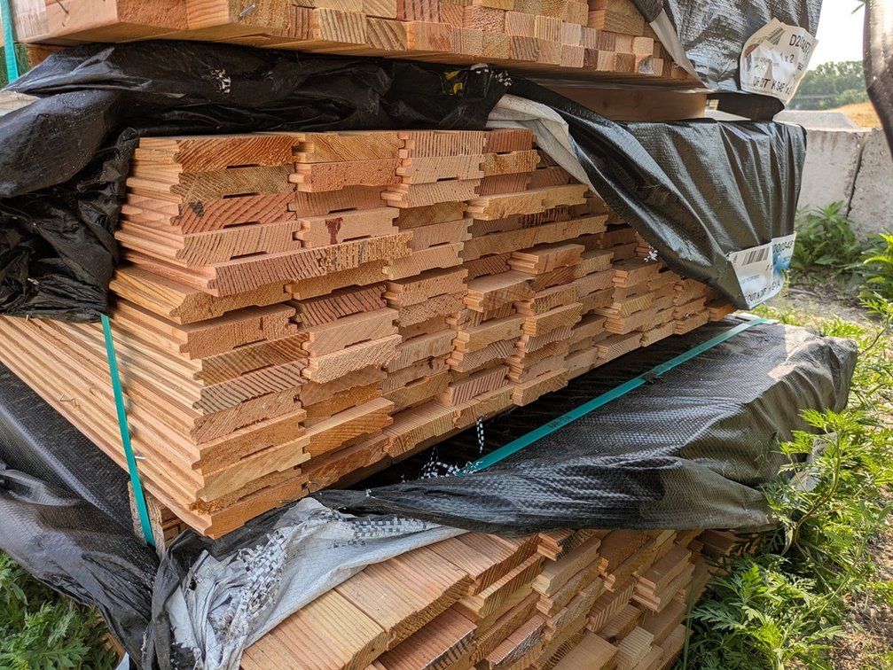 Douglas Fir 1"x3.25" Outs, Dressed and Matched Flooring KD, 181 Pieces, 6' to 10' Lengths, 1333 Linear Feet