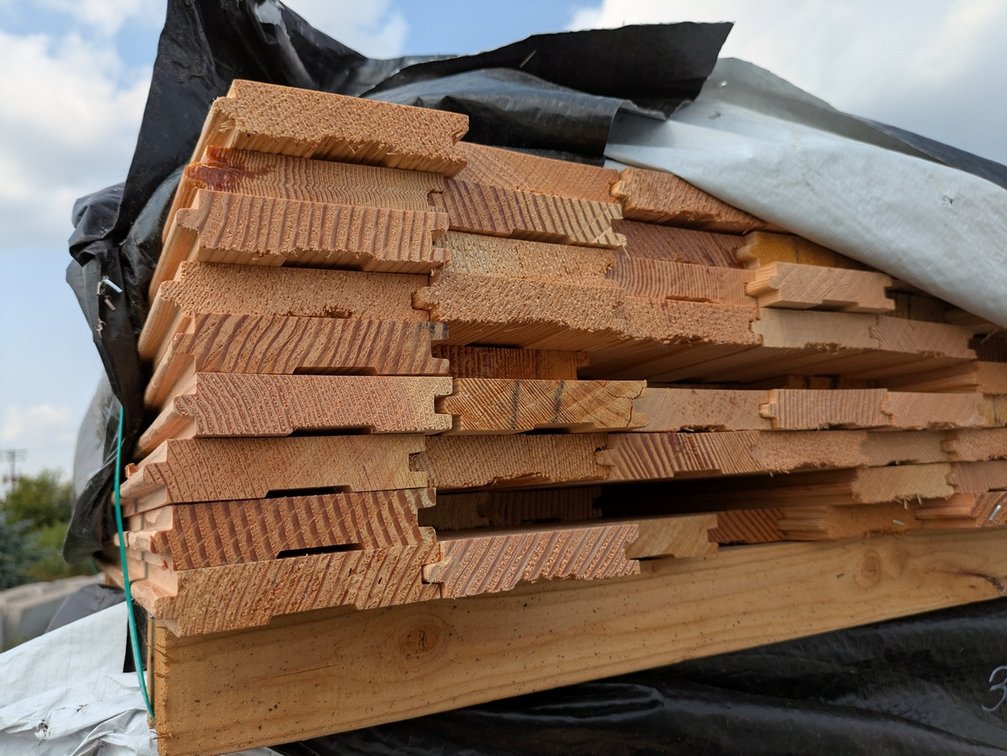 Douglas Fir 1"x3.25" Outs, Dressed and Matched Flooring KD, 123 Pieces, 3' to 5' Lengths, 446 Linear Feet