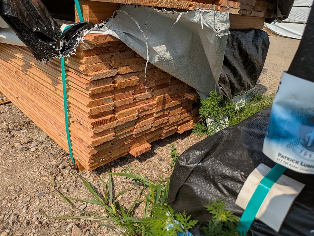 Douglas Fir 1"x4" Outs, Dressed and Matched Flooring KD, 280 Pieces, 3' to 5' Lengths, 954 Linear Feet