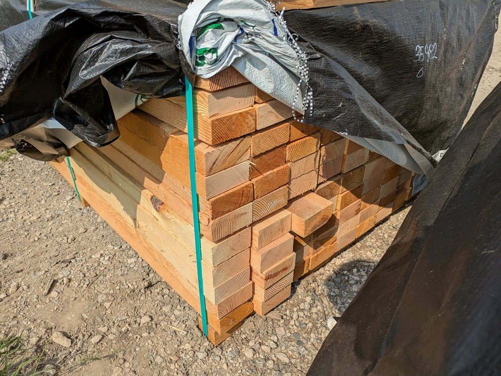 Douglas Fir 1 5/8"x4", Rough Full Sawn Vertical Grain KD, 143 Pieces, 3' to 5' Lengths, 489 Linear Feet