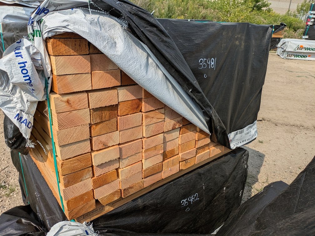 Douglas Fir 1 5/8"x4", Rough Full Sawn Vertical Grain KD, Pieces, 3' to 5' Lengths, 497 Linear Feet