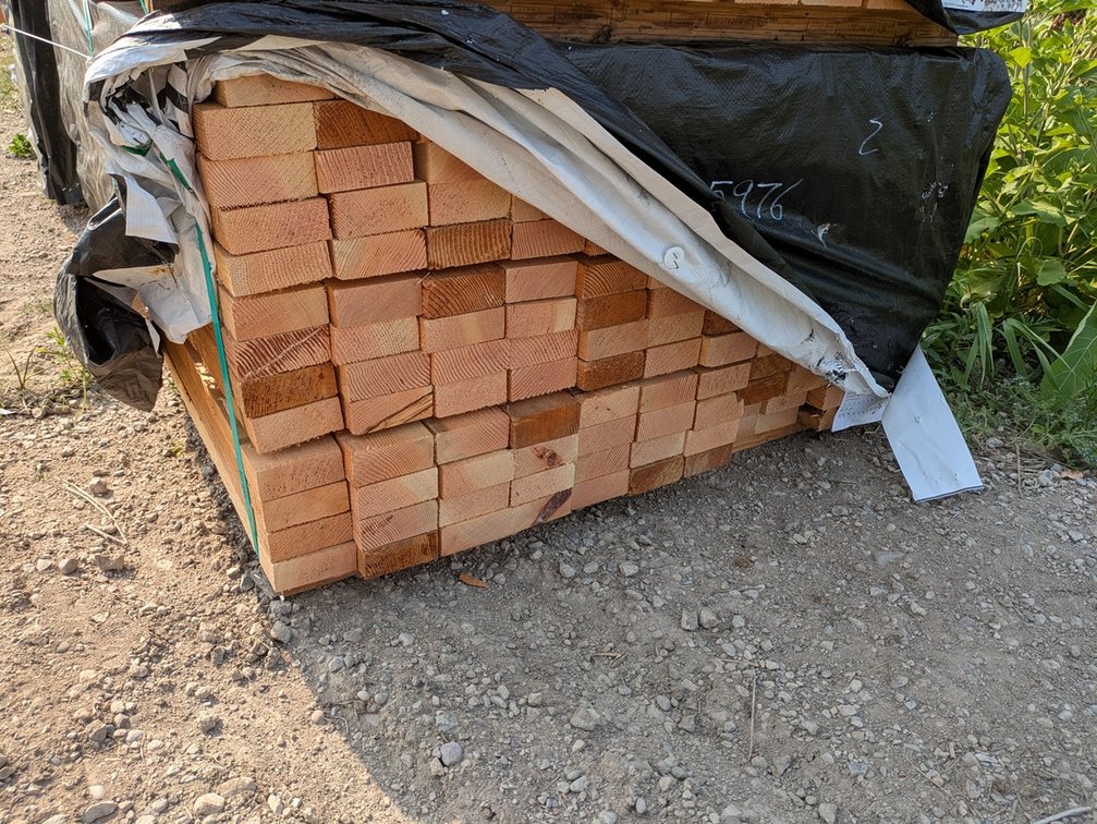Douglas Fir 1 5/8"x4", Rough Full Sawn Vertical Grain KD, 143 Pieces, 3' to 5' Lengths, 502 Linear Feet