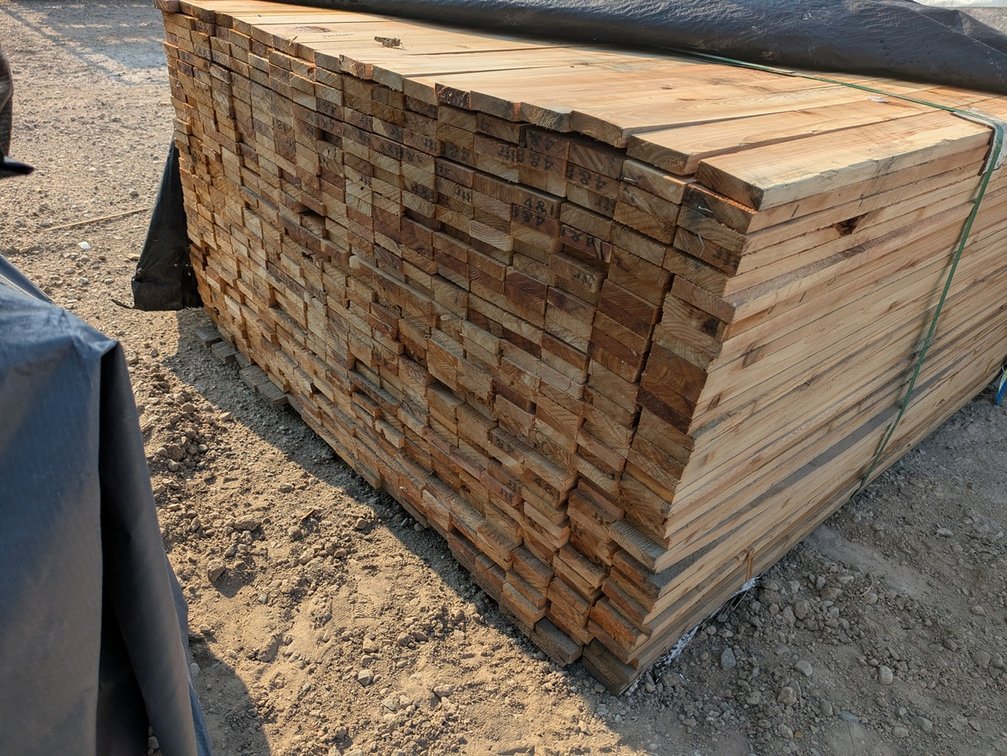 Cedar 1"x3"x6' Fence, 648 Pieces, 3076 Linear Feet