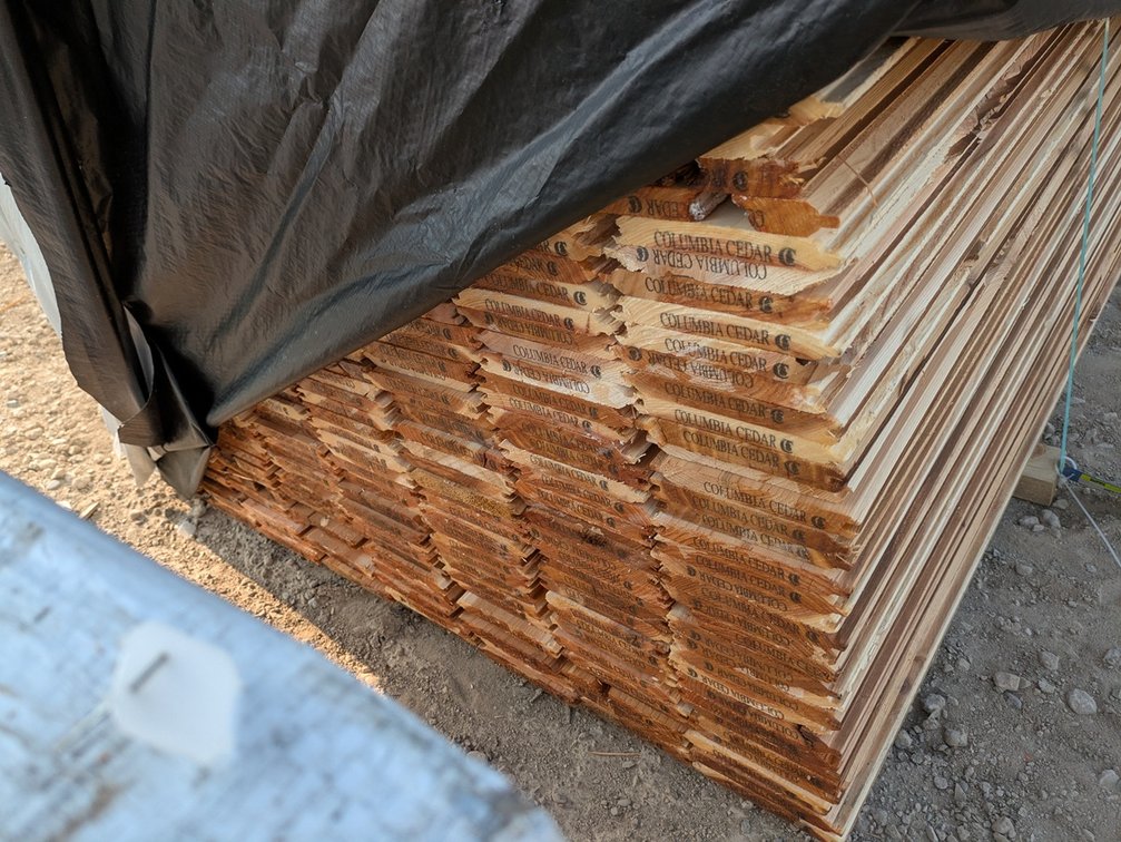 Cedar 1"x6"x8' Tongue and Groove, WT & Better Y Joint, 288 Pieces, 2304 Linear Foot, 912 Sq. Ft.