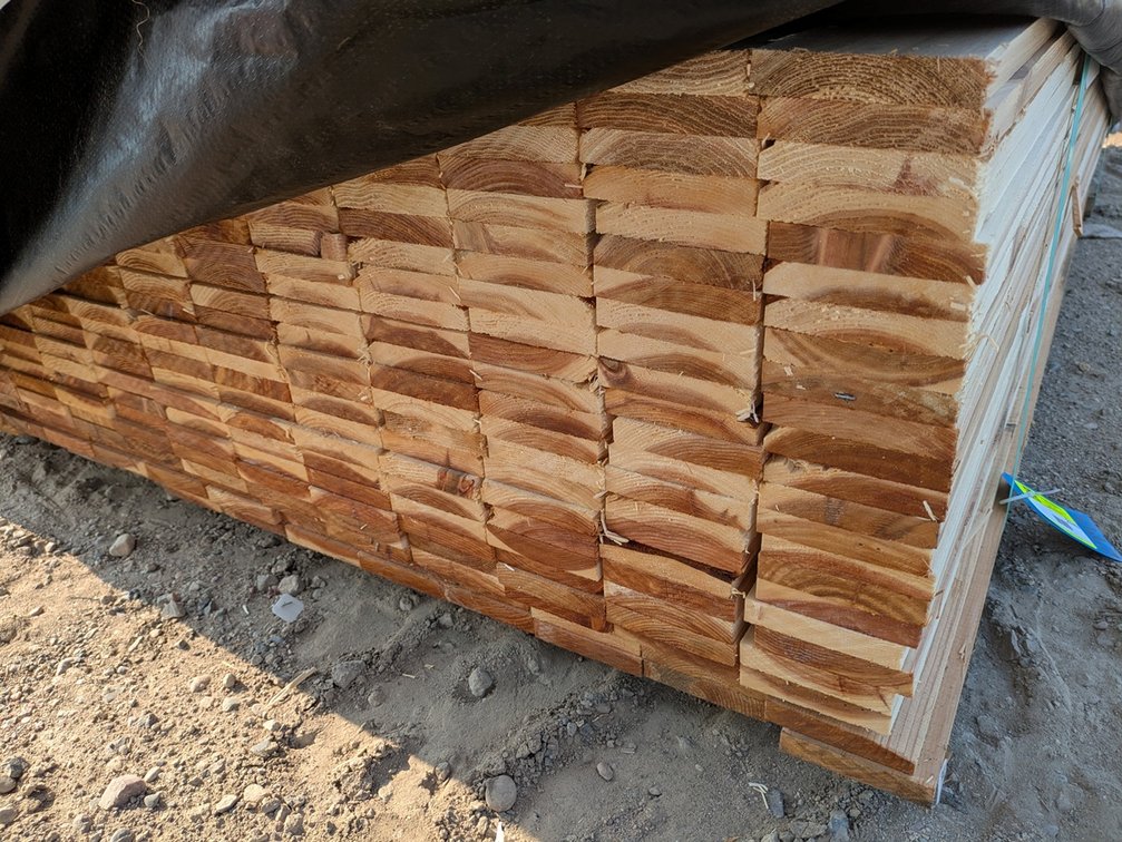 Cedar 1"x4"x6' Fence, 468 Pieces, 2808 Linear Feet