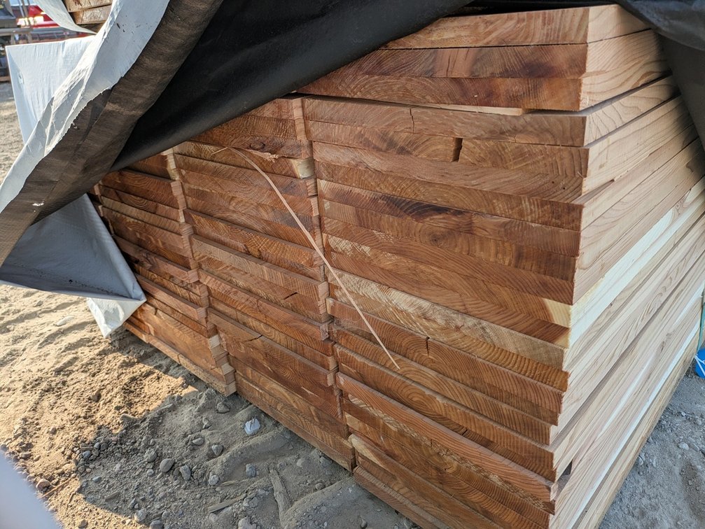 Cedar 7/8"x12"x6' Fence, 4&Btr S1S2E Grn, 112 Pieces, 672 Linear Feet