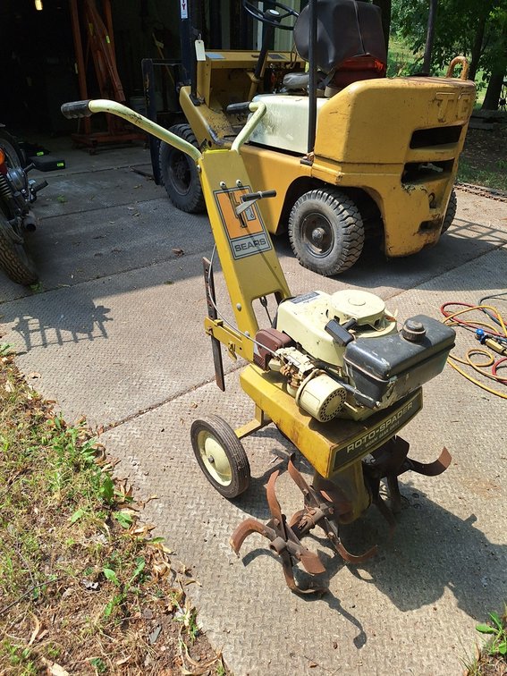 Sears Roto-Spader Gas Powered Laen Tiller