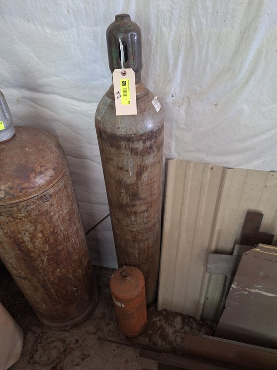 Compressed Oxygen Tank, Smaller Tank