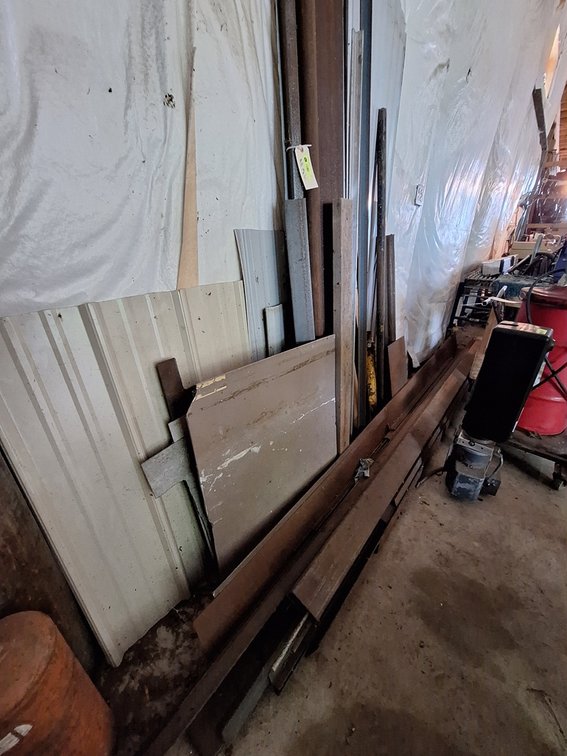 Assorted Metal Along Wall