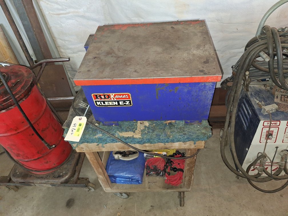RD Kamas Kleen E-Z Parts Washer with Cart