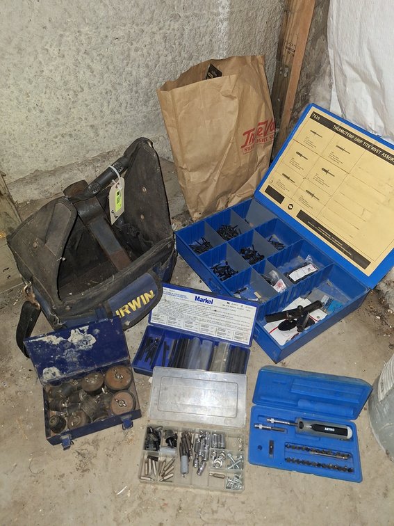 Assorted in Corner, Heavy Duty Tools, More