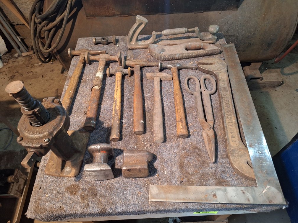 Assorted Vintage Metal Working Tools