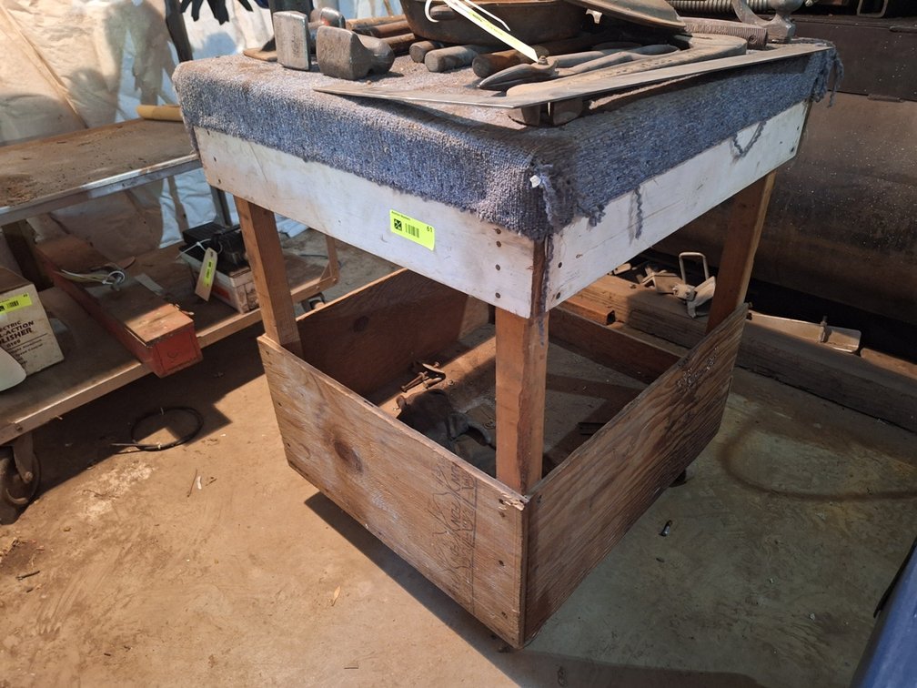 Wood Shop Cart, 24"x24"x32"