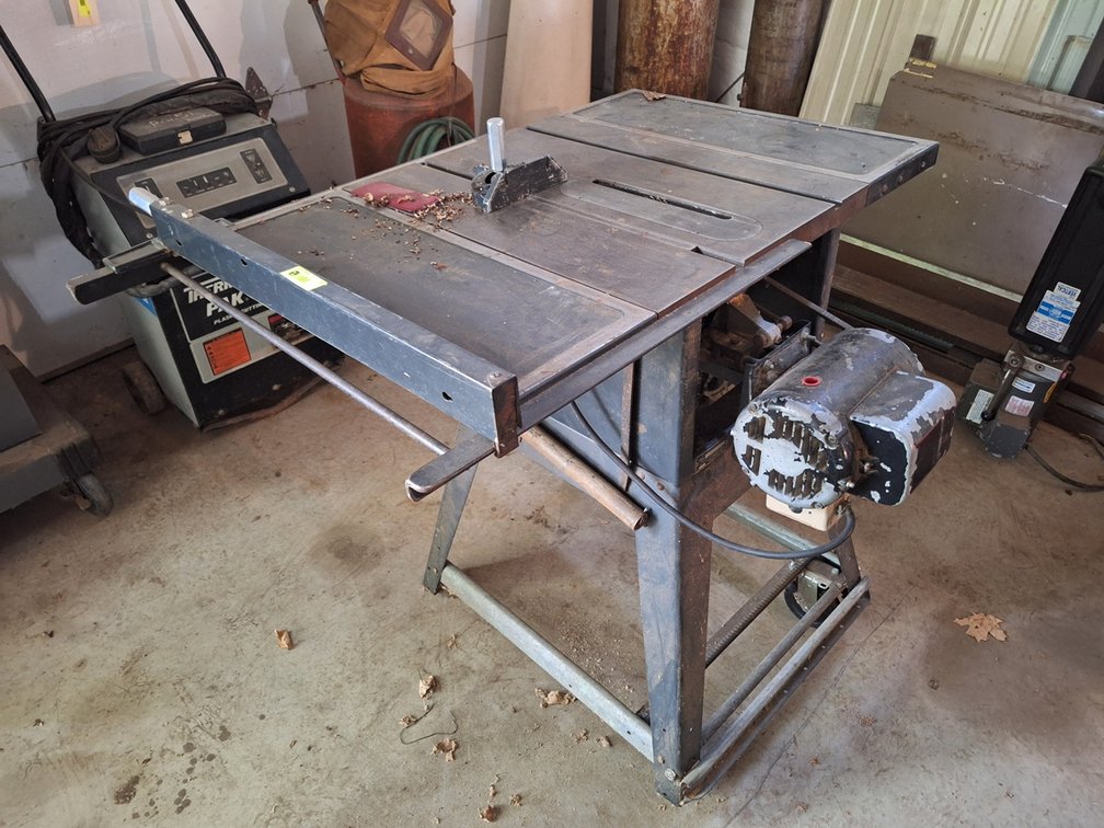Craftsman 10" Table Saw on Stand with Wheels