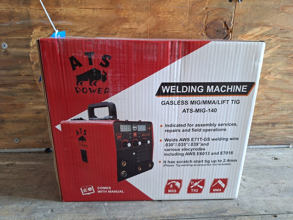 2026 ATSPower Welding Machine, Model ATS-MIG-140, Unused
