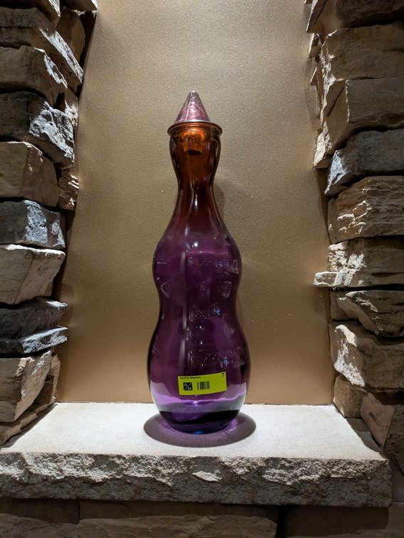 Decorative Glass Vase, 20"