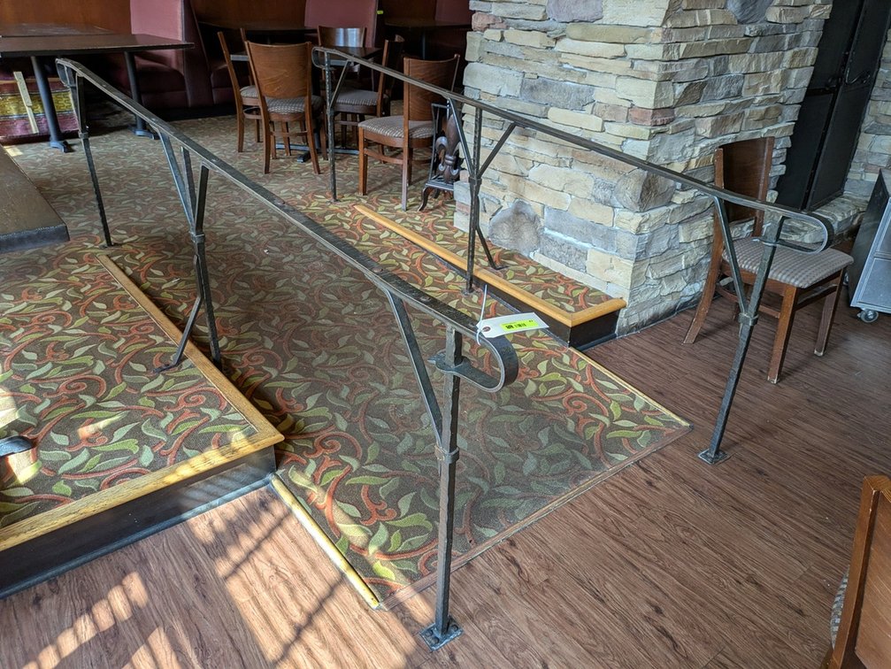 2 Metal Railings, 10'x3'