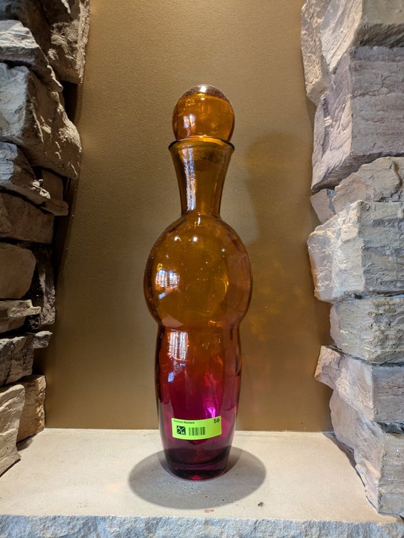 Decorative Glass Vase, 20"