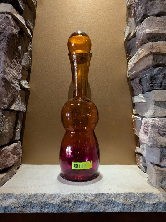 Decorative Glass Vase, 20"
