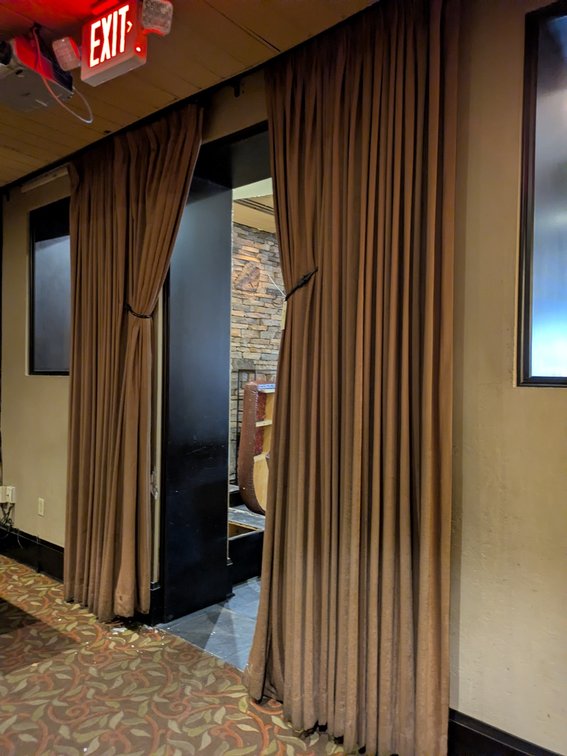Dining Room Curtains, Approx 8'x9'