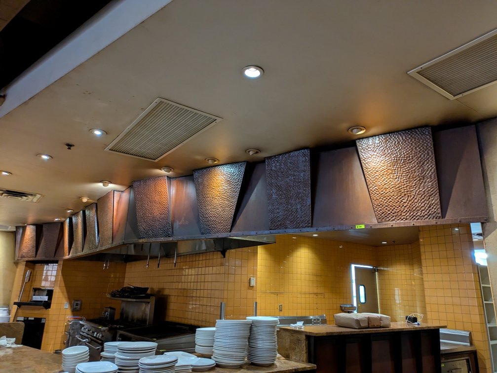 Copper-Look Hood Vent Cover, Approx 40'x29"