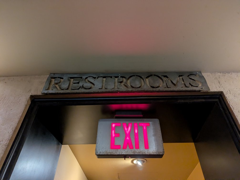 Restroom Sign, 36"