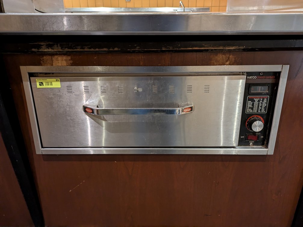 Hatco Single Drawer Warmer with SS Cabinet, 115V