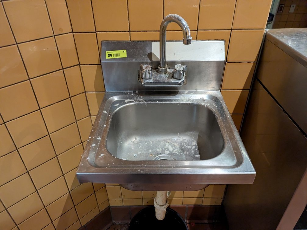 SS Hand Sink, 16"x17"x13"