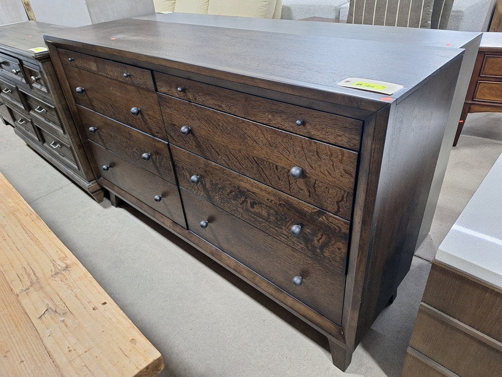 Coaster 8 Drawer Dresser, 64"x17"x38"