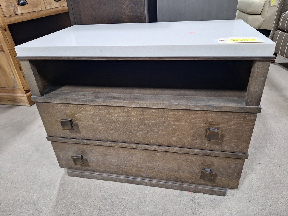 Universal Furniture 2 Drawer Night Stand, 32"x17"x24"